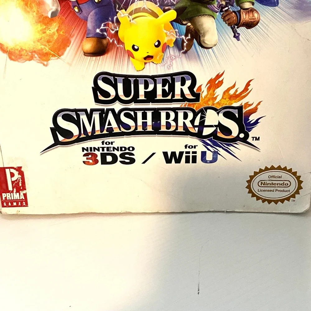 Super Smash Bros. Official Game Guide For Nintendo 3DS/ For Wii U copyright 2014
